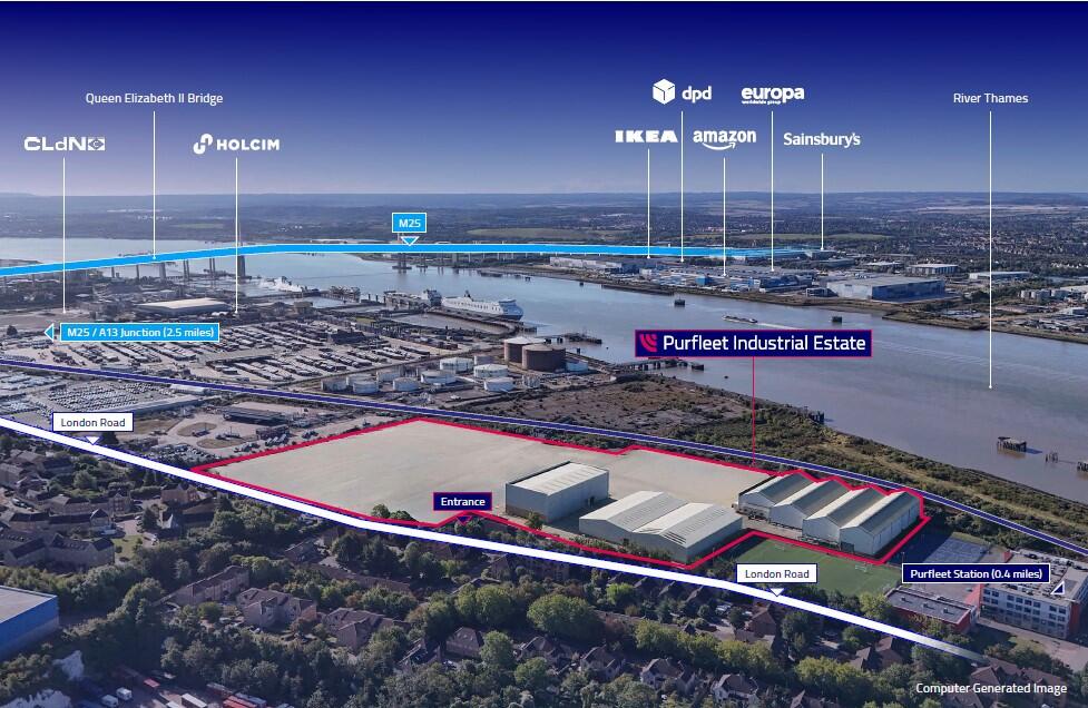 Main image of property: Purfleet Industrial Outdoor Storage, London Road, Purfleet, Essex, RM19
