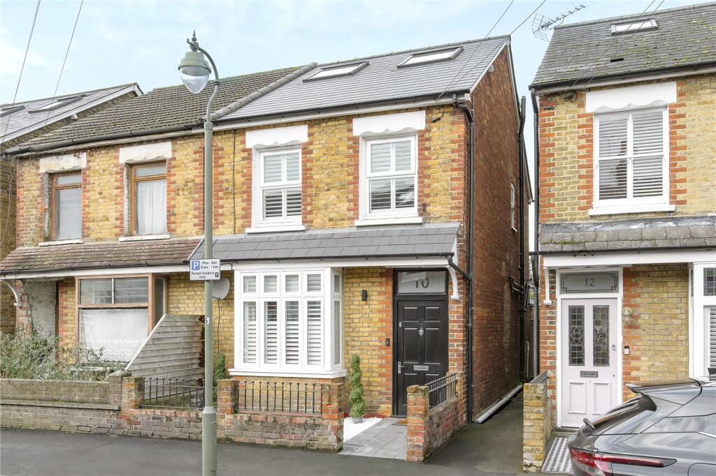 4-bed semi-detached on Elmgrove Road, Weybridge, KT13, £975,000