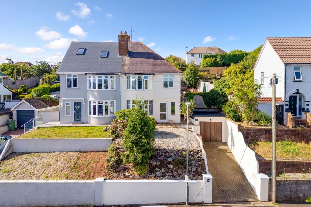 4-bed semi-detached on Burridge Road, Torquay, £325,000