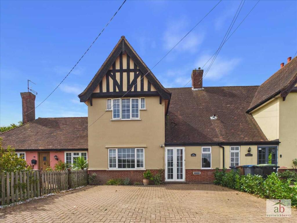 3-bed terraced on The Street, Rushmere St. Andrew, £375,000