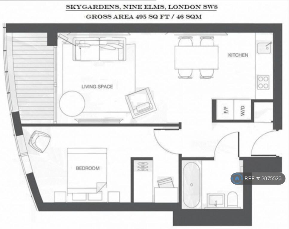 1 bedroom flat for rent
