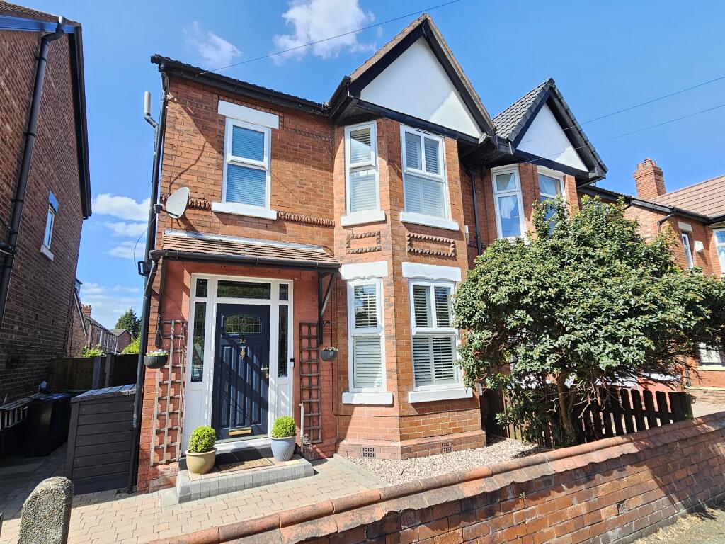 3-bed semi-detached on Lindsay Road, Manchester, M19, £425,000