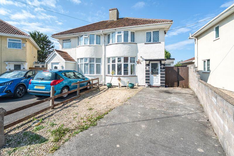 3-bed semi-detached on Mayfield Avenue, Worle - CUL DE SAC , £245,000