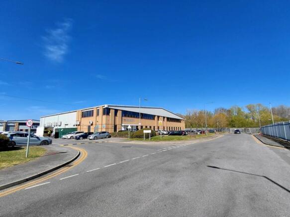 Unit 5 Alpha Way, Egham, external front of wareh