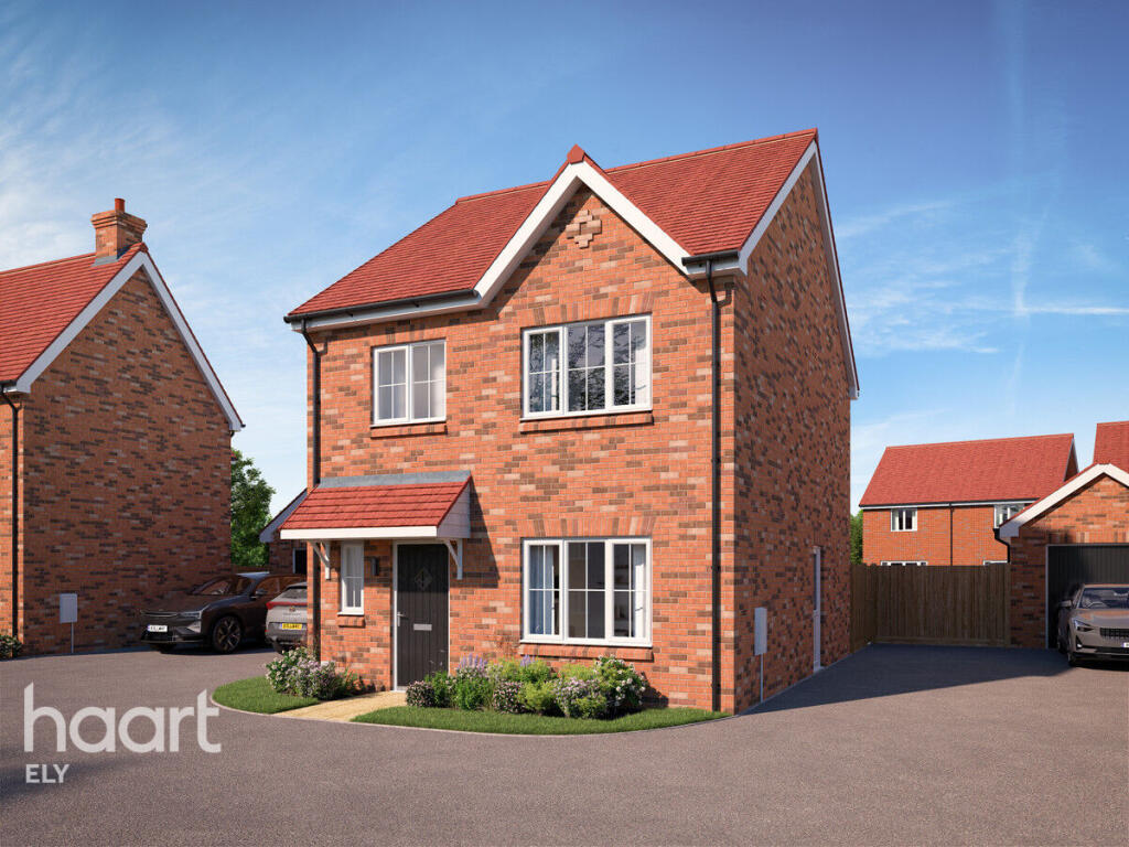 3-bed detached on Cathedral Rise, Wild Rose Way, Ely, £440,000