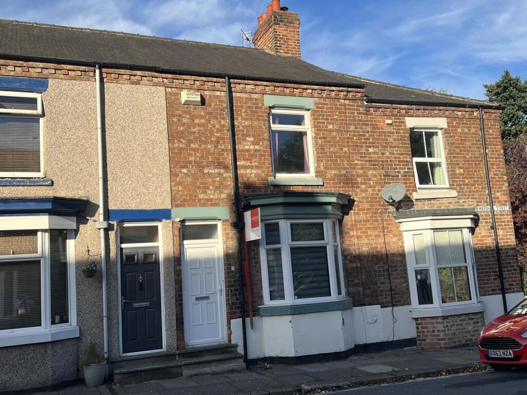 2-bed terraced on Marshall Street, Darlington, £85,000