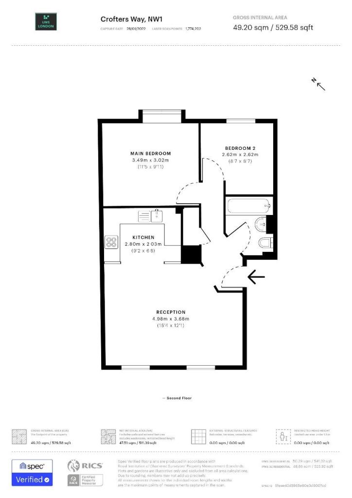 2 bedroom flat for rent