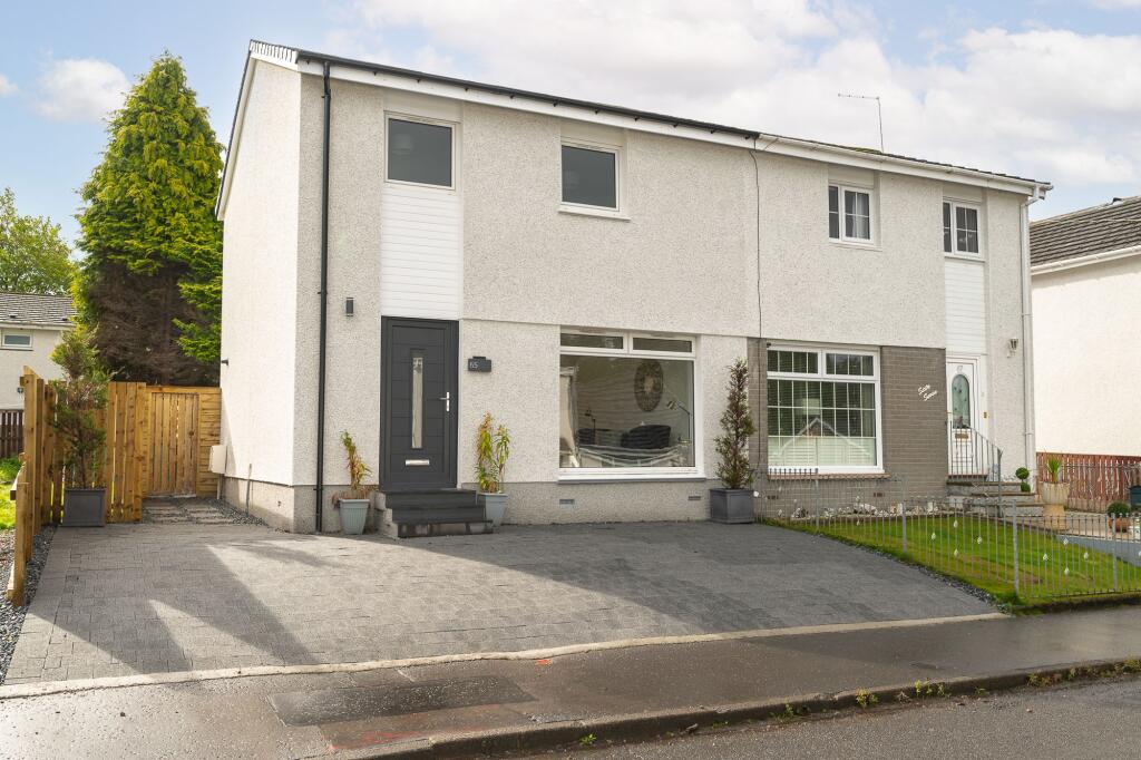 3-bed semi-detached on Drumpellier Avenue, Coatbridge, ML5, £265,000