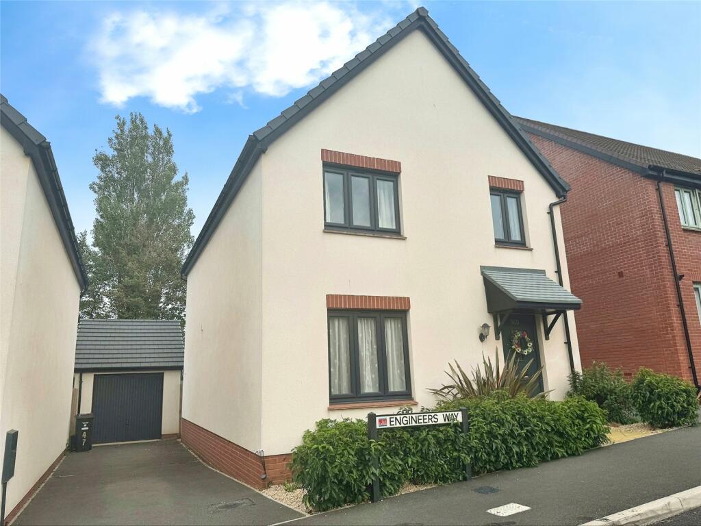 4-bed detached on Engineers Way, Exmouth, Devon, EX8, £400,000