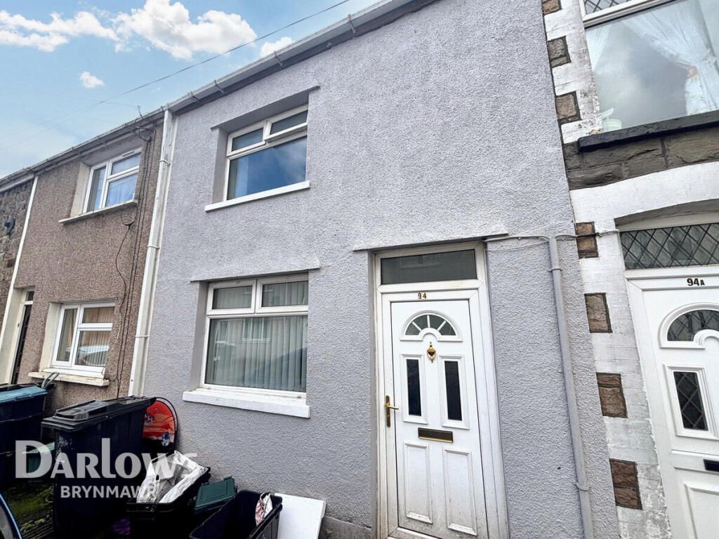 2-bed terraced on Worcester Street, Brynmawr, £95,000