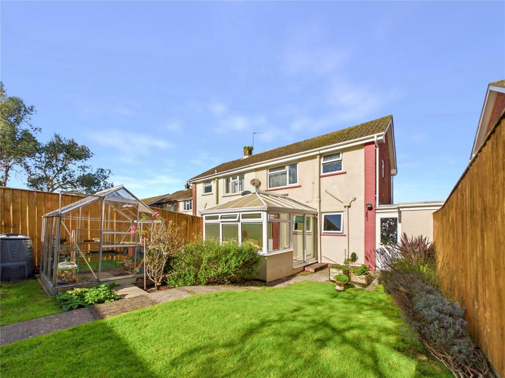 2-bed semi-detached on Montgomery Close, Monkton, Pembroke, SA71, £120,000