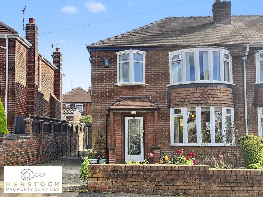 3-bed semi-detached on Manor Road, Middleton, Manchester, M24, £330,000