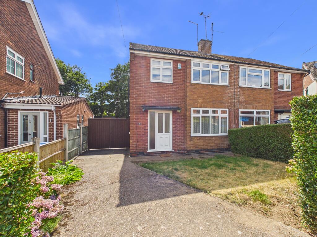 3-bed semi-detached on Carol Crescent, Chaddesden, £180,000