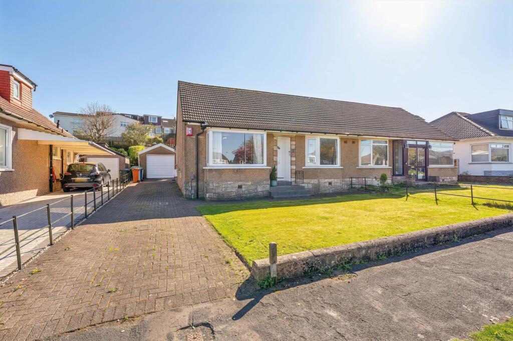 2-bed semi-detached on Breadie Drive, Milngavie, G62, £320,000