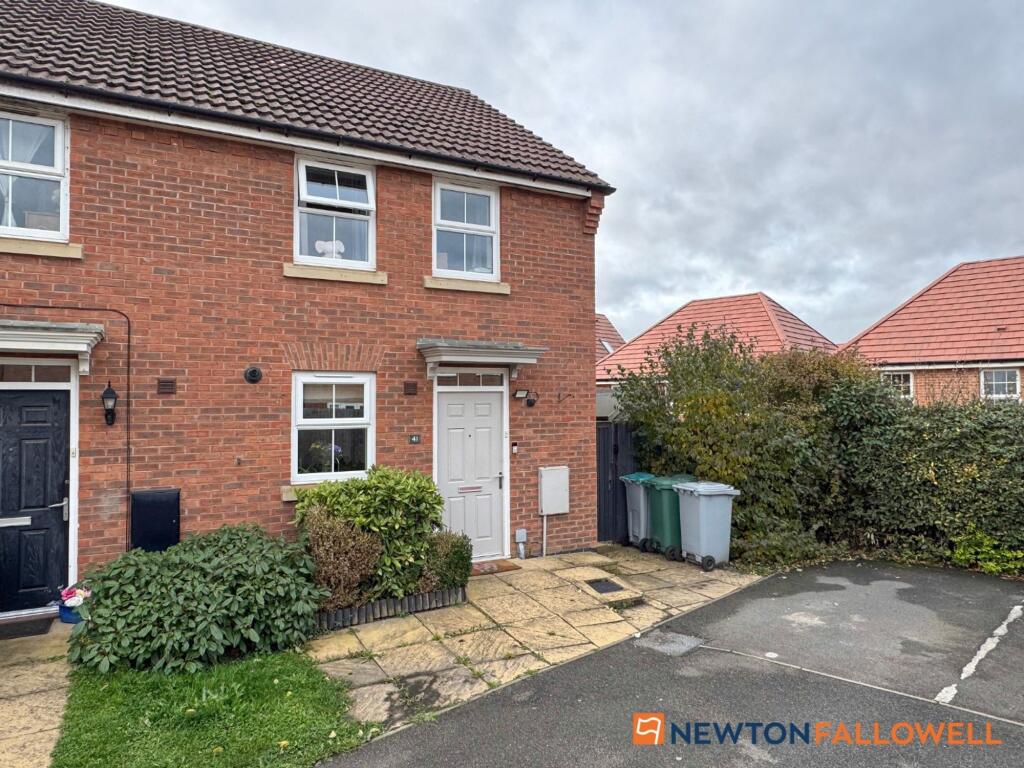 2-bed terraced on Hunters Road, Fernwood, NG24, £95,000