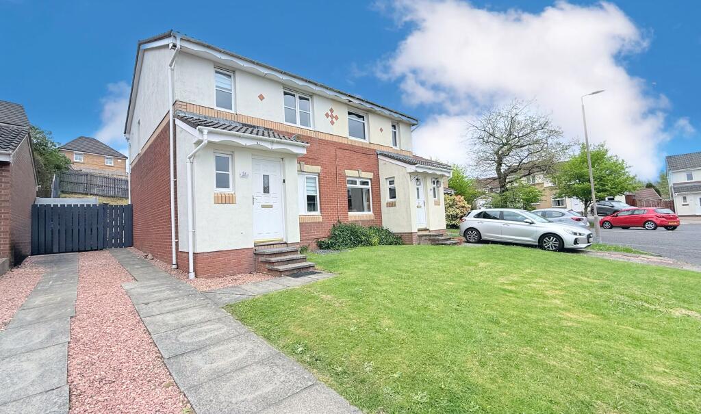 3-bed semi-detached on 21 Keppock Place, Lionthorn, Falkirk FK1 5UQ, £219,995