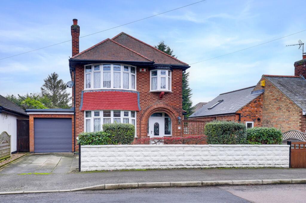 3-bed detached on Jarvis Avenue, Nottingham, NG3, £325,000
