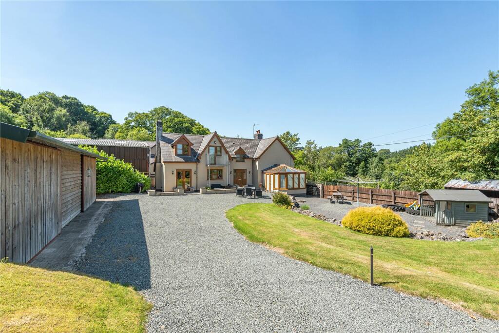 5-bed detached on Llangammarch Wells, Powys, £485,000