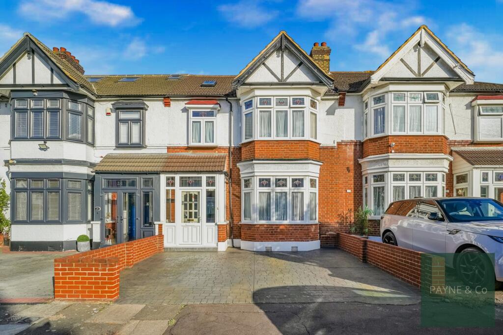 4-bed terraced on Devonport Gardens, Ilford, IG1, £675,000