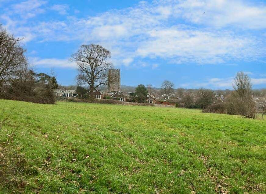 View east across the site