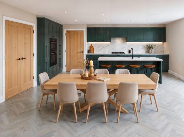 Design your own contemporary kitchen diner