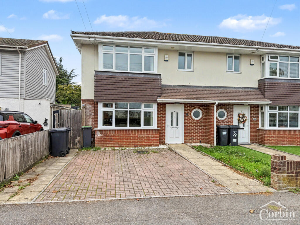 3-bed semi-detached on Markham Avenue, Bournemouth, BH10 7, £360,000