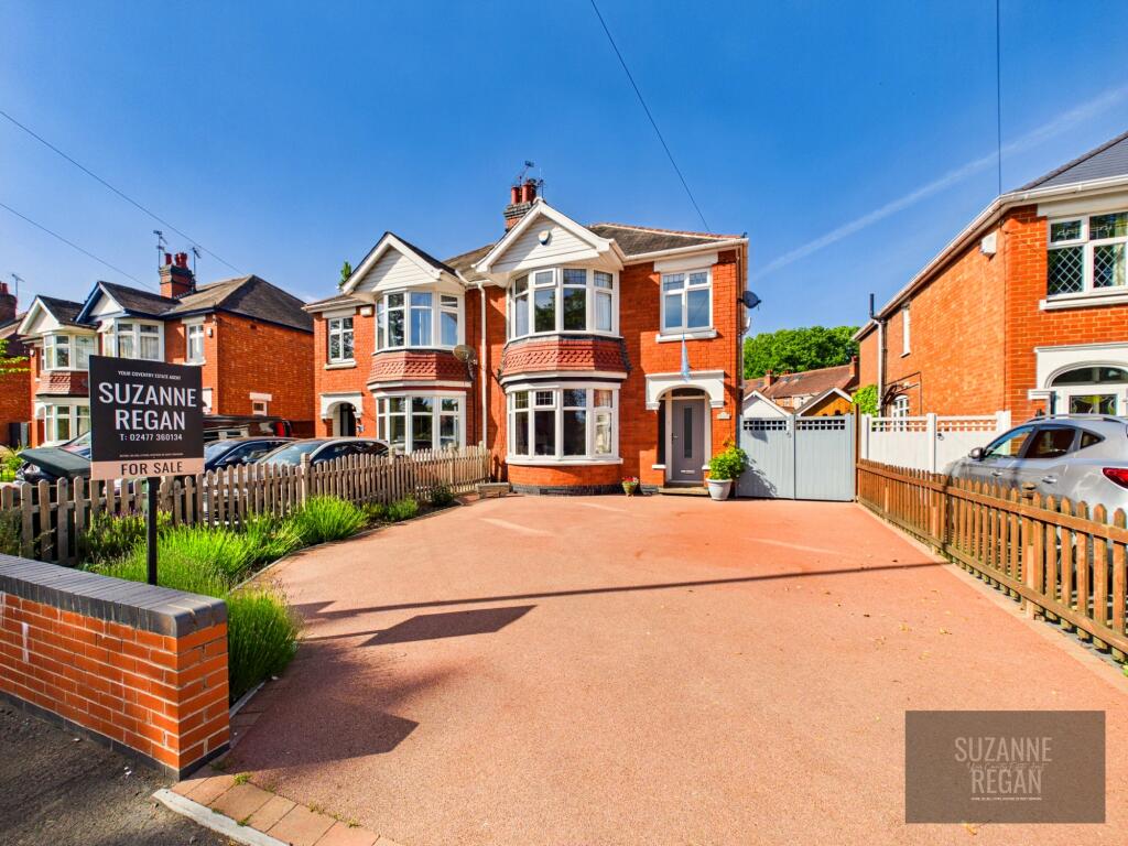 3-bed semi-detached on Broad Lane, Whoberley, Coventry, CV5, £350,000