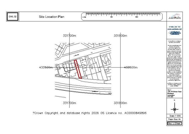 DWL 02 - Plot 2 - 136-144 Watson Road - Site Location Plan - Scale 1-1250 - A4 - 2026-01-30 T202603061528.pdf