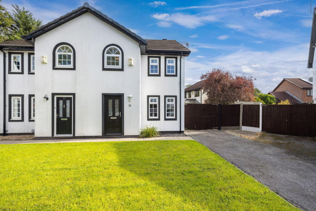 3-bed semi-detached on Stonechat Close, Ellenbrook M28 7XQ, £325,000