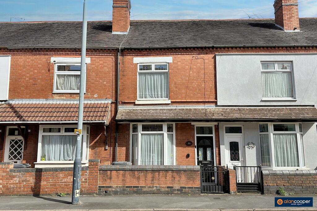 2-bed terraced on Edward Street, Nuneaton, CV11 5RF, £158,000