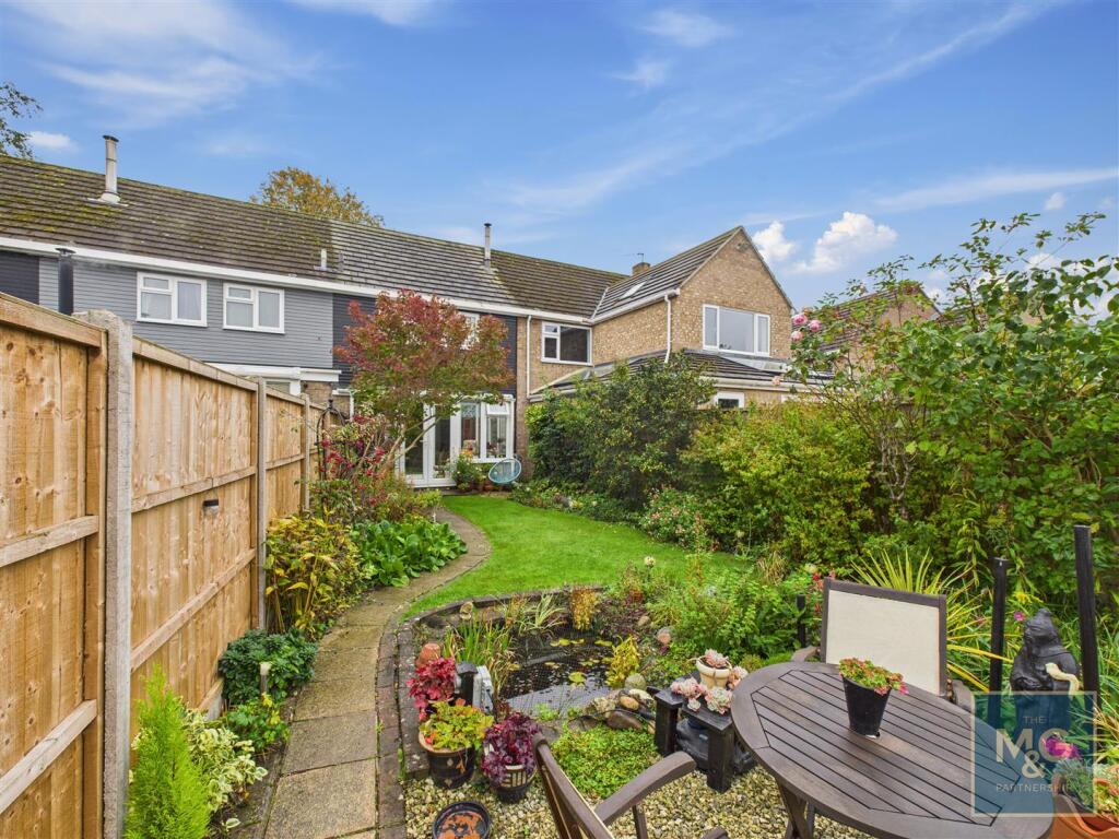2-bed terraced on Depden Lane, Chevington, Bury St. Edmunds, £200,000
