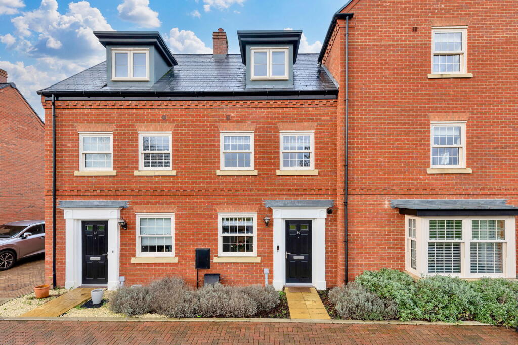 3-bed terraced on Gladwin Crescent, Brampton Park, Huntingdon, Cambridgeshire, PE28 4LL, £300,000