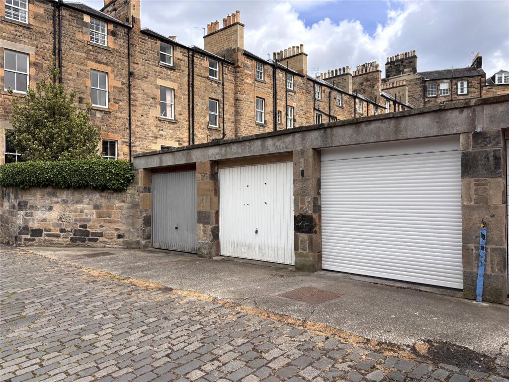 Studio parking on Lennox Street Lane, Edinburgh, £80,000