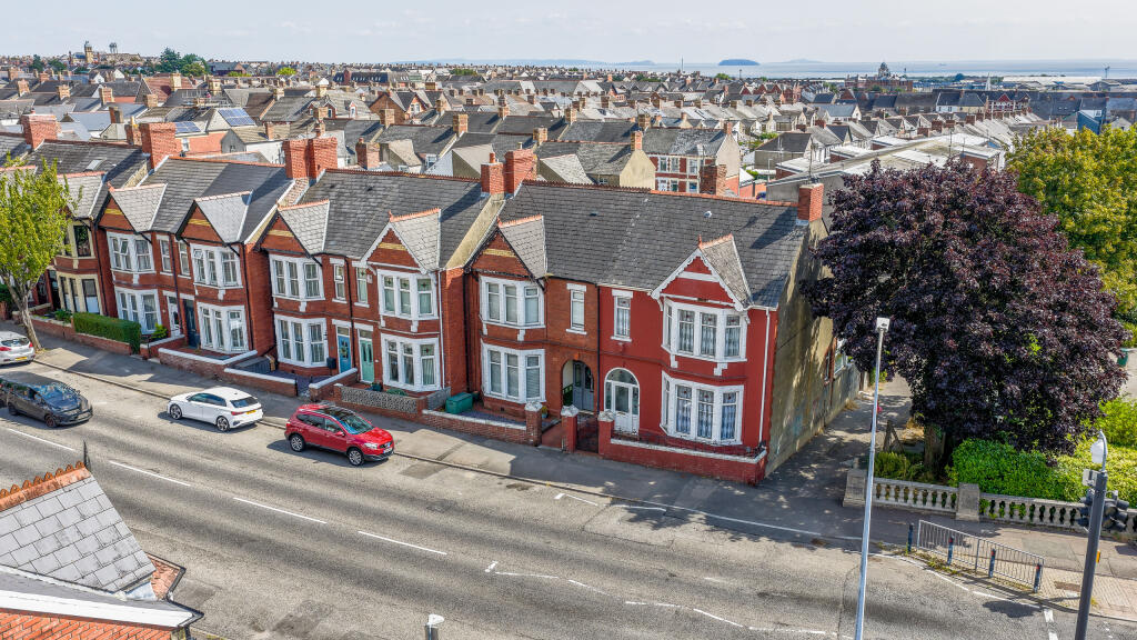 4-bed terraced on Gladstone Road, Barry, £300,000