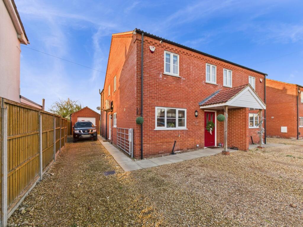 3-bed semi-detached on Basin Road, Outwell, PE14, £265,000