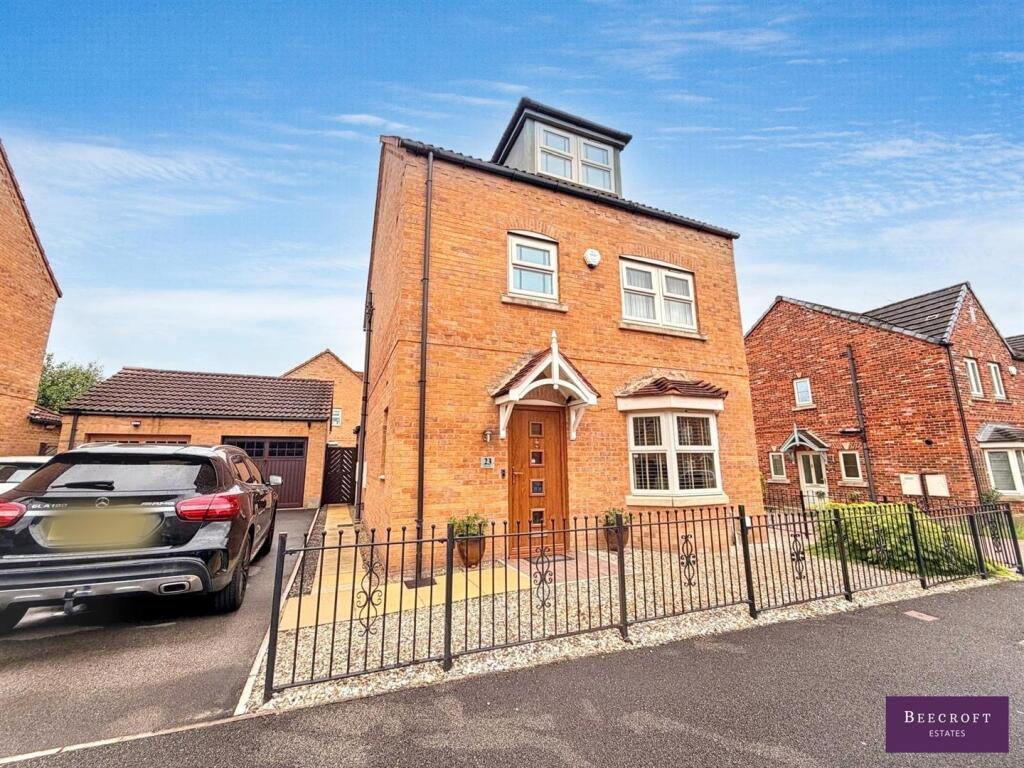 4-bed detached on Dovecote, Wombwell, Barnsley, £360,000