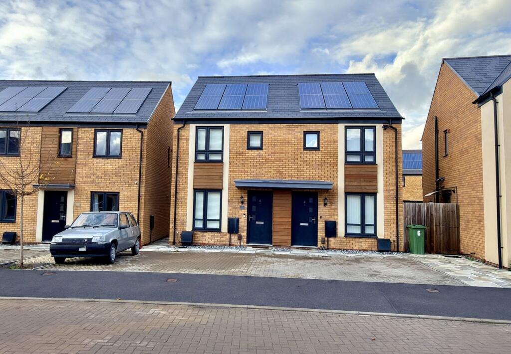 2-bed semi-detached on Ruby Avenue, Bishops Cleeve, Cheltenham, GL52, £142,500
