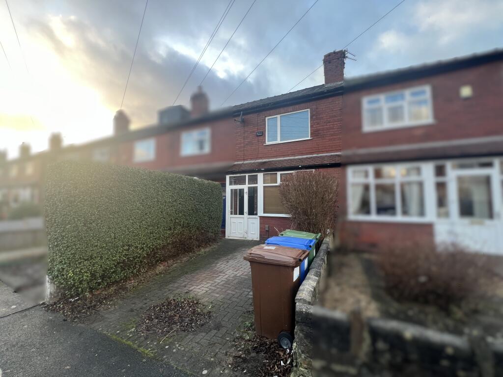 2-bed terraced on Handforth Road, Reddish, £210,000