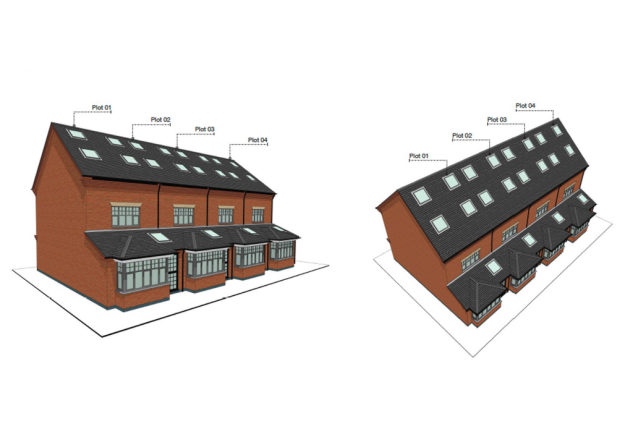 Proposed Front Aerial Elevation