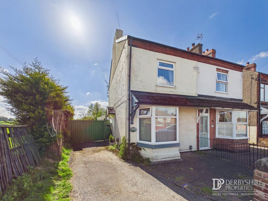 2-bed semi-detached on Alfreton Road, Newton, DE55, £195,000