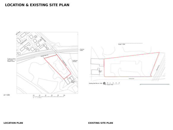 01 location existing site plan landscape