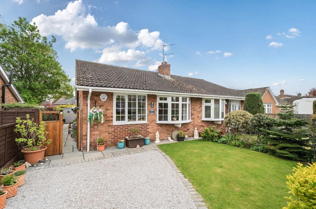 2-bed semi-detached on St. Marys Close, Wigginton, York, YO32 2FN, £290,000