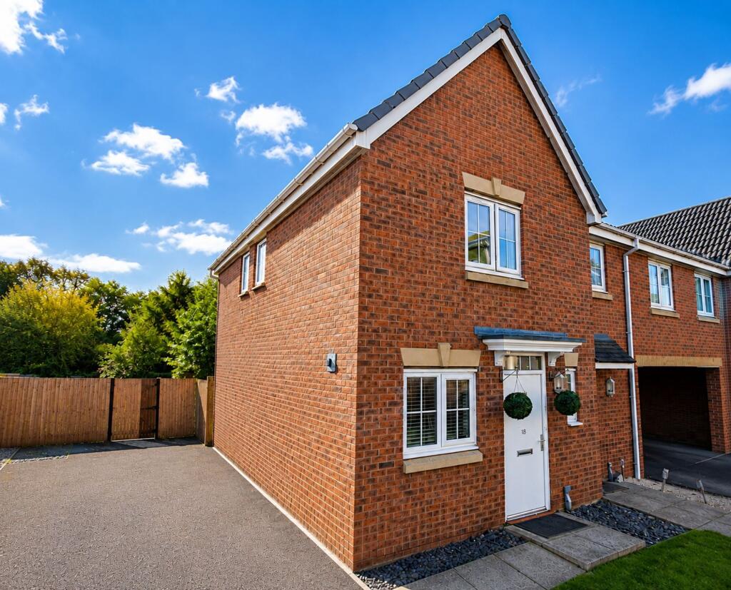 2-bed semi-detached on Caesar Road, North Hykeham, LN6, £185,000