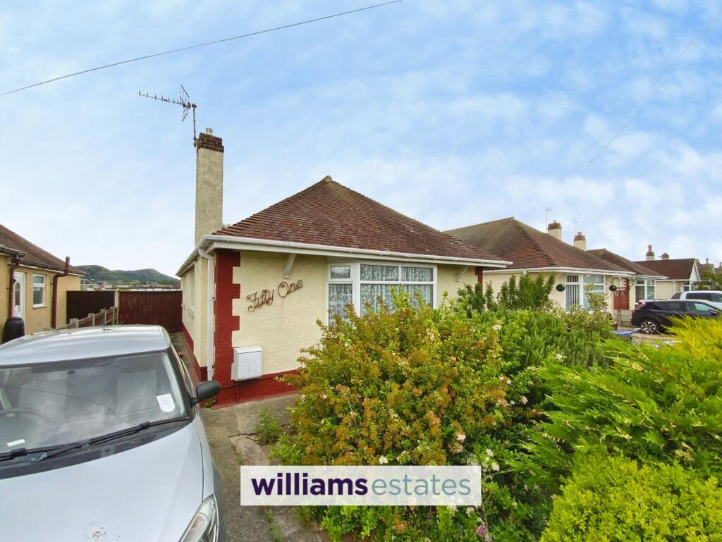 2-bed detached on Marion Road, Prestatyn, LL19, £185,000
