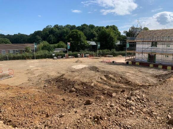 View over site