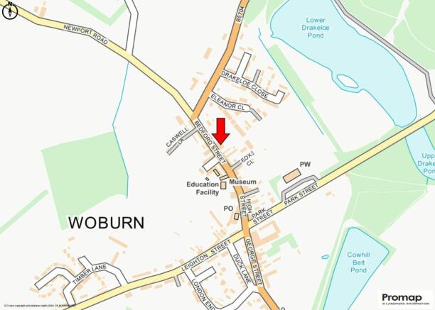 Bell Hotel &amp; Inn, Woburn - Location Map.jpg