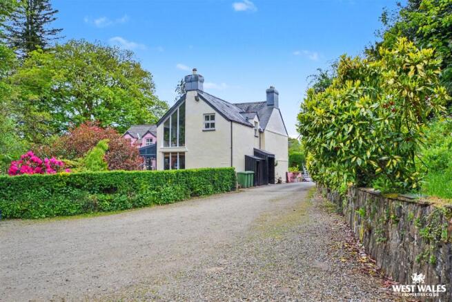 Rear of property