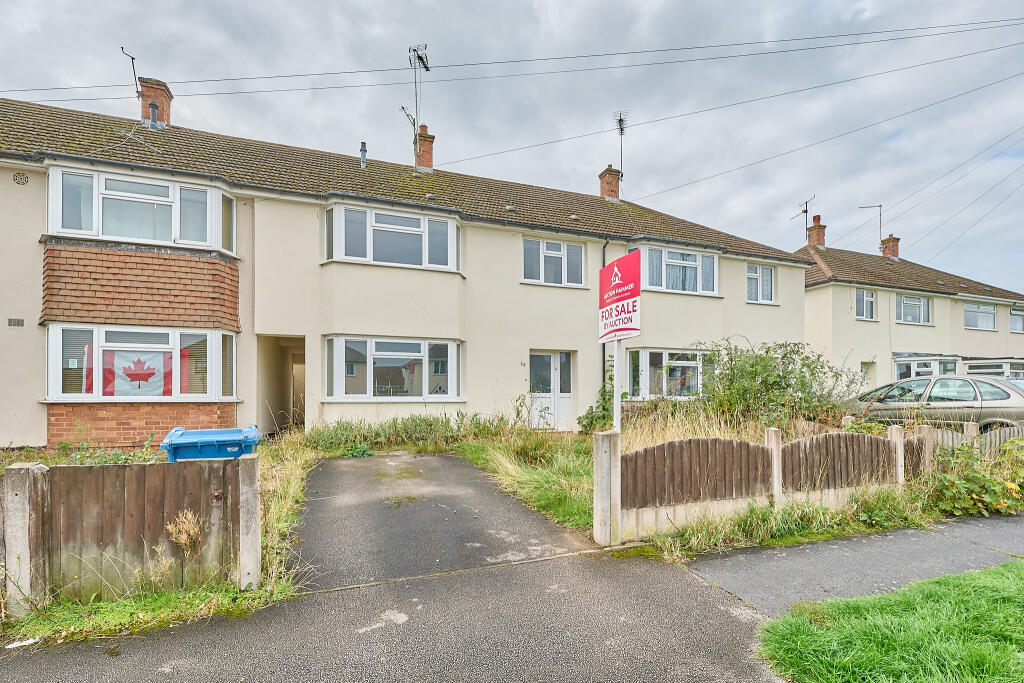 4-bed terraced on 20 Douglas Road West, Coton Fields, Stafford, Staffordshire ST16 3NT, £140,000