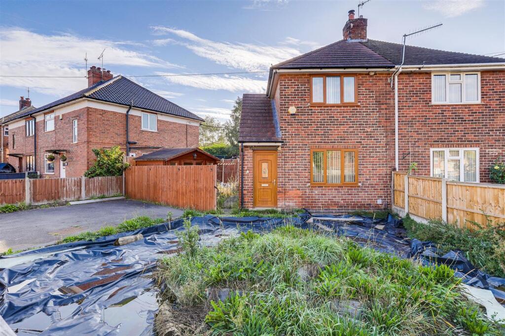 2-bed semi-detached on Engine Lane, Newthorpe, NG16, £160,000