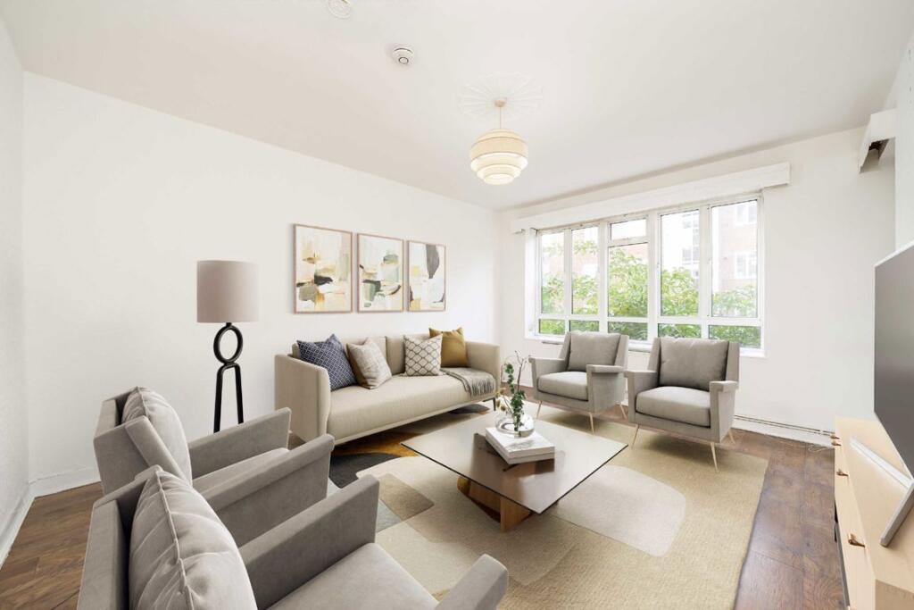 2-bed flat on Kilburn Vale, West Hampstead, £350,000